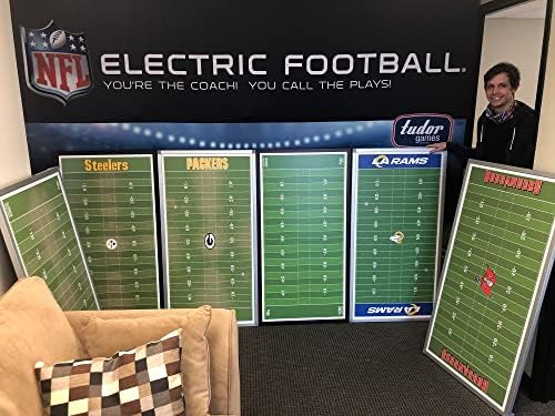 Tudor Oyunları Jacksonville Jaguars NFL Ultimate Elektrikli Futbol Takımı-Şap Çerçevesi, 48 x 24 Saha