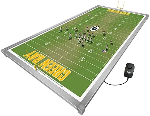 Tudor Oyunları Green Bay Packers NFL Ultimate Elektrikli Futbol Seti-Şap Çerçevesi, 48 x 24 Saha