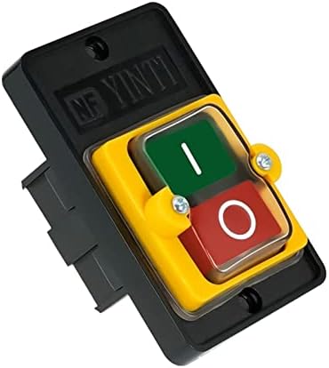 DAYAQ Aksesuarları Anahtarı Endüstriyel Basma Düğmesi Kesme ON / Off acil durum basmalı düğme anahtarı 10A 380V 1