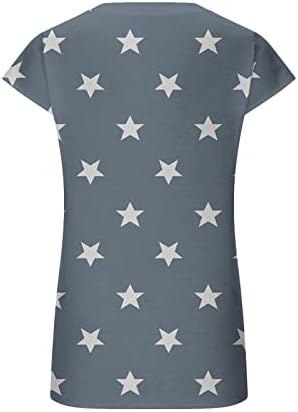 T Shirt Bayanlar Kısa Kollu Pamuklu Tekne Boyun Yıldız Leopar Baskı Çiçek Salonu Gevşek Fit Bluz Tshirt Genç Kız