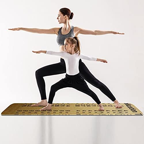 MaMacool Yoga Mat Çarpım Tablosu Çevre Dostu Kaymaz Fitness egzersiz matı Pilates ve Zemin Egzersizleri