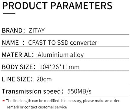 ZITAY CFast-SSD Adaptörü ve CFast 2.0 Kart Okuyucu