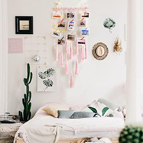 styleonme Çerçeveleri ve Tutucular Klip Fotoğraf Boho yatak odası dekoru Genç Kız Odası Dekor Büyükanne için Doğum