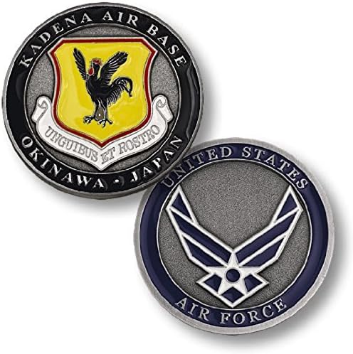 ABD Hava Kuvvetleri Kadena Hava Üssü, Okinawa, Japonya Challenge Coin