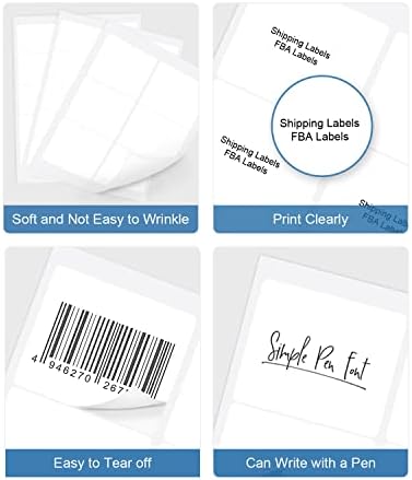 3-1 / 3x4 Gönderim Adresi Etiketleri, Lazer ve Mürekkep Püskürtmeli Yazıcılar için POLONO Gönderim Etiketleri, 600