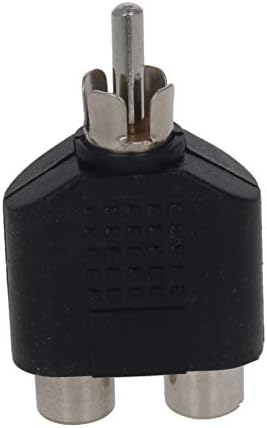 Othmro Jak Kabloları, 5 Adet RCA Erkek 2 Dişi Konnektör Adaptörü, Ses dağıtıcı kablosu Adaptörü Güvenlik Kamerası