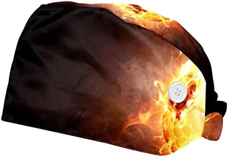 Düğme Ter Bandı ile 2 Paket Çalışma Kapağı, Seyahat Mavi Sıcak Hava Balonu Ayarlanabilir Çalışma Şapkası