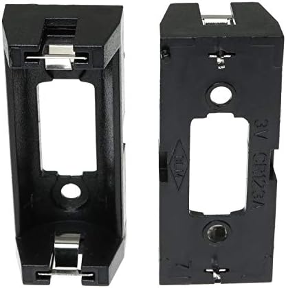E-üstün CR123 Pil Tutucu 5 ADET Siyah PCB Plug-in Tipi CR123A Lityum Pil Tutucu Soket Kutusu Klip Kılıf ile Lehim