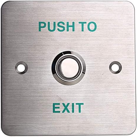 UHPPOTE Paslanmaz çelik Panel Kapı Açma Açma Düğmesi Anahtarı W/Gece aydınlık