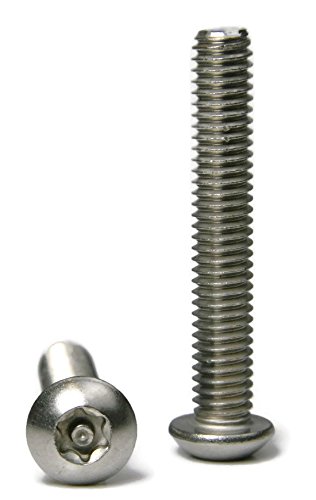 Torx w / Pin Kurcalamaya Dayanıklı Güvenlik T-15 Düğme Kapağı Vidası 18-8 Paslanmaz Çelik - 8 / 32x1-1/2 Adet-1000