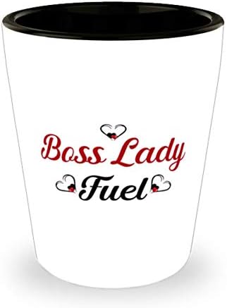 Patron Bayan Shot Glass, Patron Bayan Yakıt, Dünyanın en iyi Patronu için Kadın Patronu