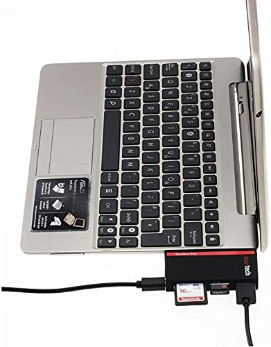 Navitech 2 in 1 Dizüstü/Tablet USB 3.0/2.0 HUB Adaptörü/mikro USB Girişi ile SD/Mikro SD kart okuyucu ile uyumlu