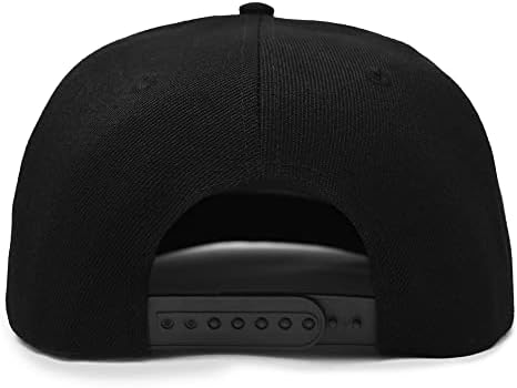 DALİX Düz Faturalı Yapılandırılmış Beyzbol Şapkası Ayarlanabilir Polyester Şapka Boyutu Ml XL