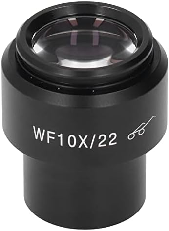 FTVOGUE Mikroskop Mercek 10X Büyütme 22mm Alan 30mm Arayüzü Geniş Açı Mikroskop Lens için Sürekli Zoom Stereo Mikroskop,