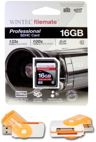 16GB Sınıf 10 SDHC Takım Yüksek Hızlı Hafıza Kartı 20MB / Sn. Kodak EasyShare ZD8612 İÇİN Piyasadaki En Hızlı karttır.
