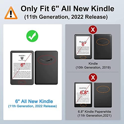 GUKSRASO Kindle 11th Nesil 2022 Sürümü, Otomatik Uyku/Uyandırma Özellikli Akıllı Kapak (Kindle Paperwhite veya Oasis'e