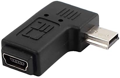 Yeni Lon0167 Sol Açılı Özellikli 90 Derece Mini güvenilir etkinlik USB 5-Pin Erkek 5-Pin dişi adaptör Konektörü (ıd:8ed