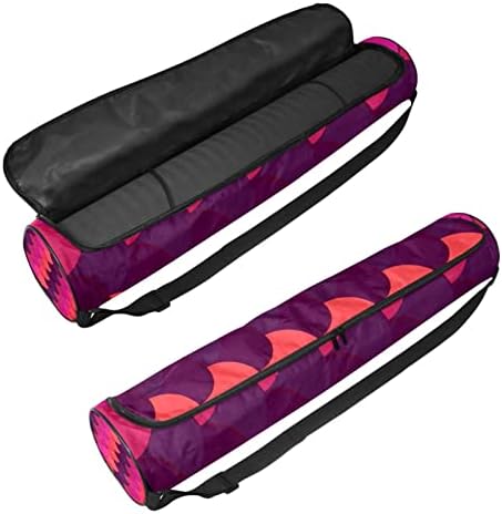 Yoga Mat çanta taşıyıcı Ayarlanabilir Omuz Askısı ile, balık Terazi Gökkuşağı Denizcilik Egzersiz Yoga matı Taşıma