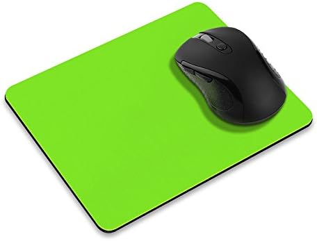 FİNCİBO Kaymaz Dikdörtgen Mousepad, Ev, Ofis ve Oyun Masası için Düz Yeşil Mouse Pad