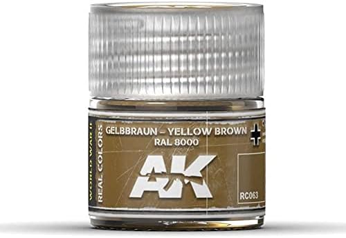 AK Gerçek Renkler RC063 Gelbbraun-Sarı Kahverengi RAL 8000 (10ml)