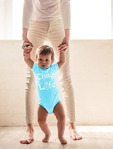 CBTwear Chug Life - Komik İçme Arkadaşı Giysileri-Sevimli Bebek Tek Parça Bebek Bodysuit