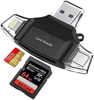 ZTE Axon 30 5G ile uyumlu BoxWave Akıllı Gadget (BoxWave tarafından Akıllı Gadget) - AllReader USB kart Okuyucu,