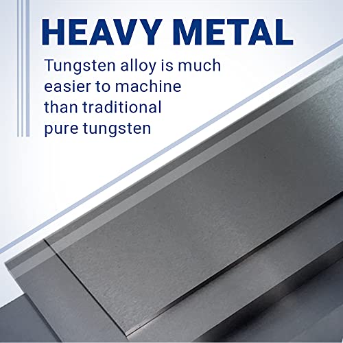 Tungsten Alaşımlı Çubuk - 1.250 Çap x 12 Uzunluk, %90 Tungsten, %6 Nikel, %4 Bakır-Endüstriyel Kullanım için Yüksek
