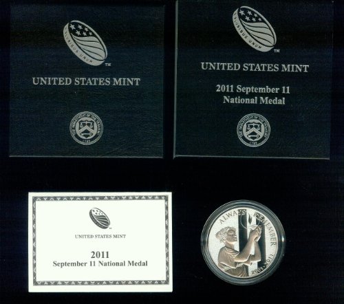 2011-W 11 Eylül Ulusal Kanıt Gümüş Madalyası