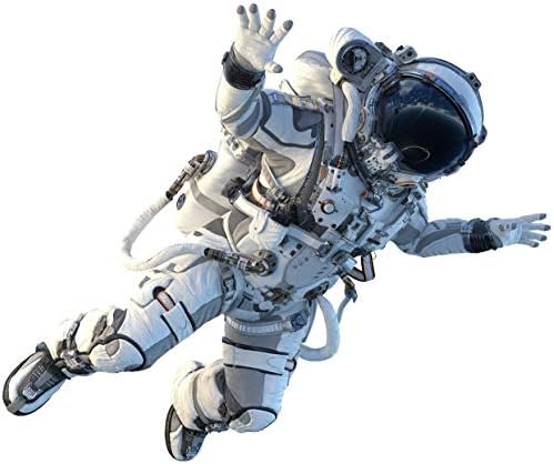 12 Astronot 1 Duvar Çıkartması Çıkarılabilir Duvar Sticker Boys için Yatak Odası Oyun Odası Dekor Fütüristik Uzay