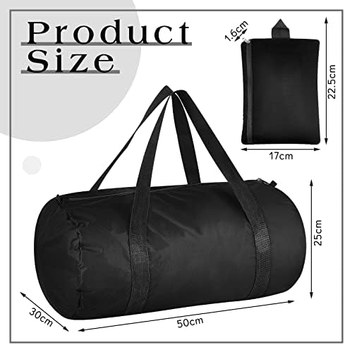 4 Parça silindir çanta 37L Büyük Katlanabilir spor çanta silindir seyahat çantası Su Geçirmez Hafif Spor Silindir