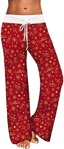 Ekose Pijama Pantolon Elastik Bel Kırmızı ve Siyah Ekose Pjs Pijama Rahat Rahat İpli Pijama Pj Pantolon Sweatpants