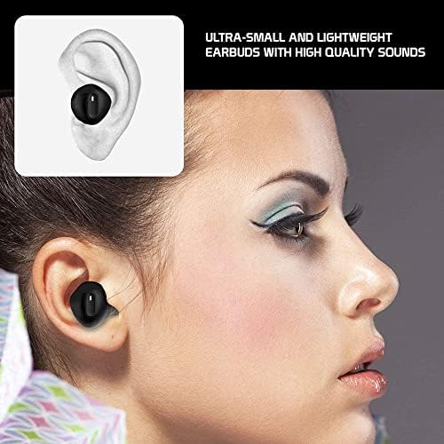 Kablosuz V5.1 Bluetooth Kulaklıklar, Kulak İçi Kulaklıklar için Genişletilmiş Şarj Paketi kılıfı ile BLU Dash 4.5