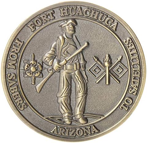Amerika Birleşik Devletleri Ordusu ABD Fort Huachuca Arizona est. 1877 Meydan Okuma Parası