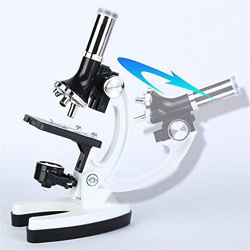 Teerwere El Mikroskop Optik Bileşik Mikroskop Seti Slaytlar ile Öğrenciler ve Çocuklar için Biyoloji Akülü Acemi