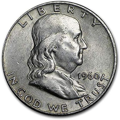 1960 D Franklin Gümüş Yarım Dolar 90% Gümüş AU Dolaşımsız Hakkında