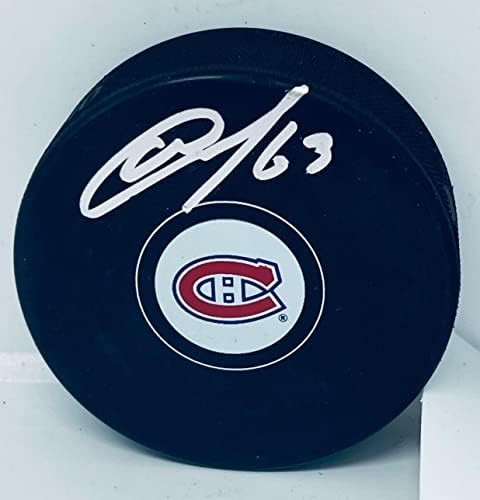 Evgenii Dadonov imzalı Montreal Canadiens Diski imzalı Habs İmzalı NHL Diskleri