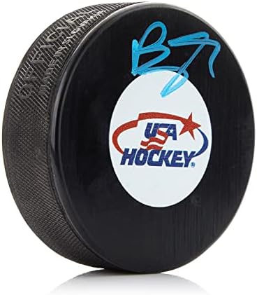 Brady Tkachuk İmzalı ABD Takımı Hokey Diski-İmzalı NHL Diskleri