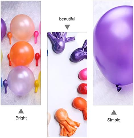 Amosfun 120 ADET Noel Lateks Balonlar Düğün Doğum Günü Partisi Balonlar Dekorasyon Parti Iyilik