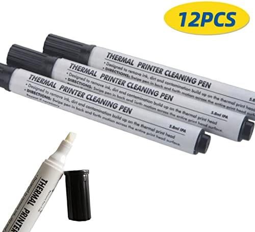 Yazıcı Baskı Kafası Temizleme Kalemi Kart Yazıcı Termal Yazıcı, 12 adet paket IPA Temizleme Kalemi, YST-IPACP-03