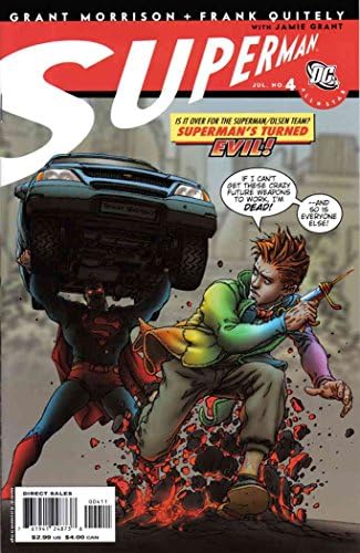 Yıldız Süpermen 4 VF / NM; DC çizgi roman / Grant Morrison