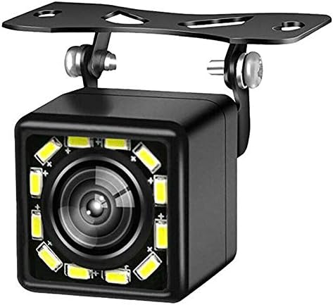 Otomobil yedek kamerası HD 12 LED Gece Görüş 480 P Çözünürlük Su Geçirmez 145 Derece Geniş Açı Araba Dikiz geri görüş