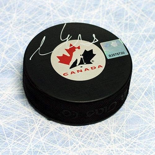 Aaron Ekblad Takımı Kanada İmzalı Hokey Diski - İmzalı NHL Diskleri