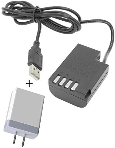 USB Kukla pil değiştirme PANASONİC DMC-GH3/4/5 (DMW-BLF19) pil 40 adaptör Kablosu ile 3.1 AMP USB Güç Kaynağı
