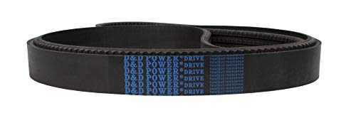 D & D PowerDrive BX90 / 02 Metrik Standart Yedek Kayış, BX, 2-Bant, 93 Uzunluk, Kauçuk