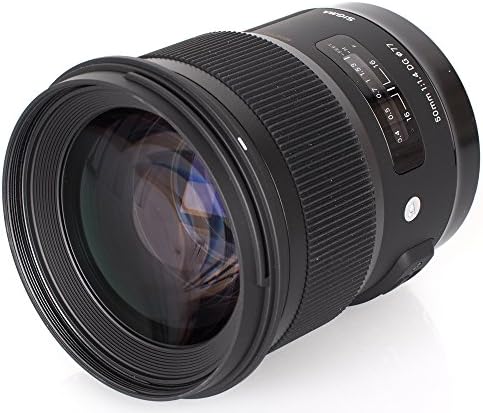 Sigma 340205 35mm F1.4 DG HSM Lens için Sony (Siyah) [Uluslararası Sürüm] (Lens + Ücretsiz Bez)