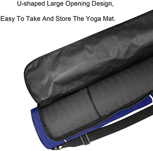 Deniz Dalga Mavi Yoga Mat Taşıma Çantası Omuz Askısı ile Yoga Mat Çantası spor çanta Plaj Çantası