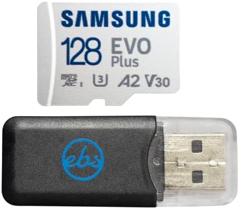 Samsung EVO Plus 128GB microSDXC SD Kart GoPro Hero 11, Hero 11 Mini, Hero 10 Siyah Kemik Aksiyon Kamerası (MB-MC128KA)