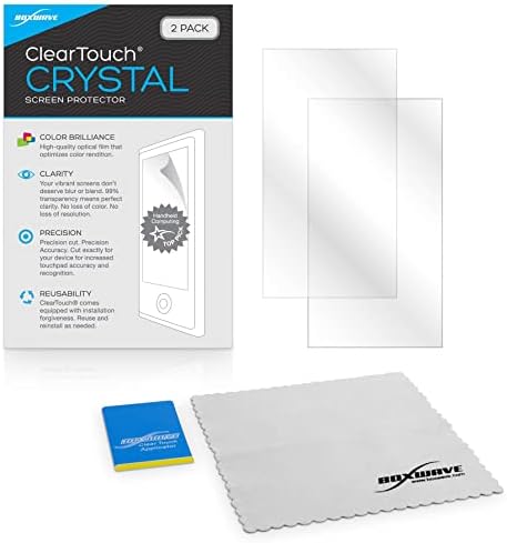Trimble T10 için Ekran Koruyucu (BoxWave tarafından Ekran Koruyucu) - ClearTouch Crystal (2'li Paket), HD Film Kaplaması