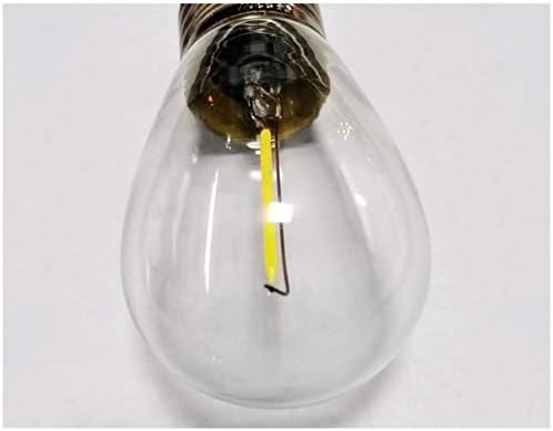 MD Aydınlatma 25-Pack S14 LED Ampul Dize ampuller 7 Watt eşdeğer Eşdeğer Günışığı Beyaz 6000 K 0.65 W E26 LED Edison