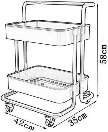 MTYLX Çıkarılabilir Mutfak Rafı, Depolama Rafı Banyo Banyo Ayaklı Metal Raflar Tuvalet Depolama Rafı Ev Küçük Arabası,